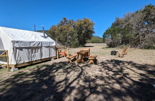 Vanderpool RV Rental | Glamping Tents 1, 2, 3