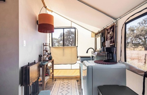 Llano House | Glamping under the Stars + Pool TX Hill Country