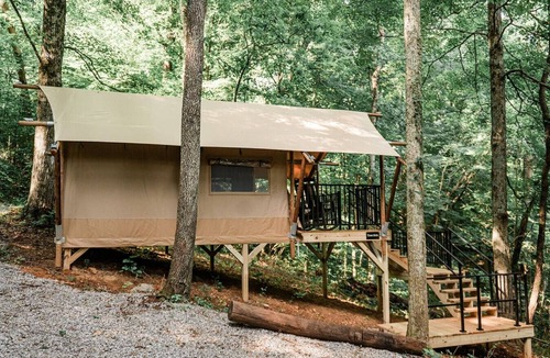 Knoxville Cabin | GlampKnox Canvas Campground - Tree Solo