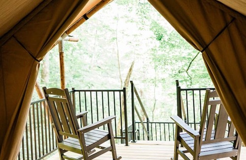 Knoxville Cabin | GlampKnox Canvas Campground - Tree Solo