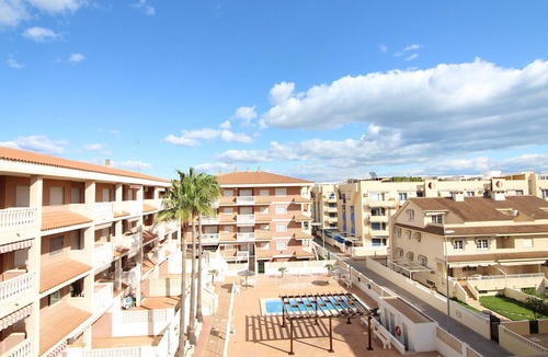 Canet de Berenguer Apartment | Global Vacacional: Studio for couples with pool in Canet beach
