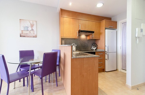 Canet de Berenguer Apartment | Global Vacacional: Apartment with terrace and pool on Canet beach