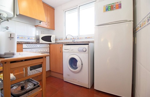 Playa de Almarda Apartment | Global Vacacional: Apartment with pool in Corinto beach
