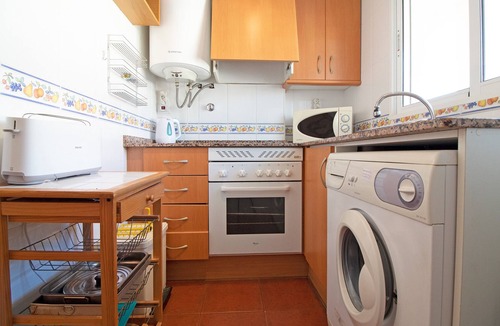 Playa de Almarda Apartment | Global Vacacional: Apartment with pool in Corinto beach