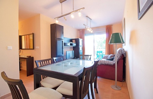 Playa de Almarda Apartment | Global Vacacional: Apartment with pool on Corinto beach