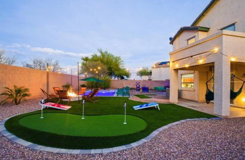 Casa Grande Villa | Glow and Go Heated Pool, Spa, Mini Golf, Fire Pit