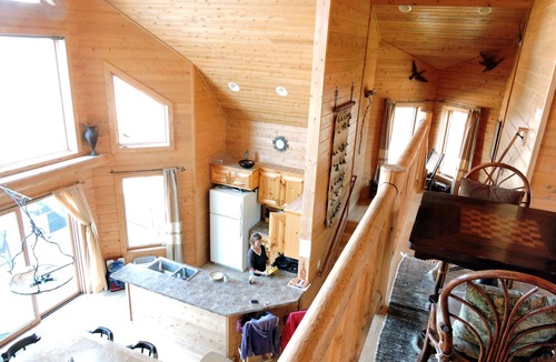 Mears House | Golden Dunes Luxury Log Home Overlooking Lake Michigan