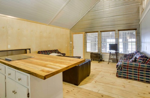 Golden Meadow Cabin | Golden Meadow Getaway: Waterfront Retreat w/Deck