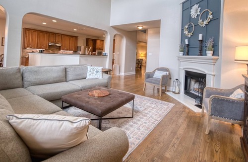 Buda House | Golf course view, private pool & hot tub, game room, theater, near Austin & SA!