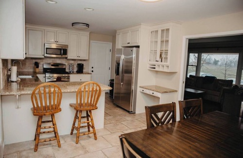 West Lafayette House | Golf Course Views! Ranch! Fire Pit ! Bring Pets!