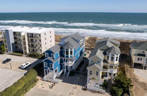 Nags Head House | Good Karma Retreat - Nags Head MP 15.5, Oceanfront, Elevator, Pool, Hot Tub, Pets OK, Flex Stays