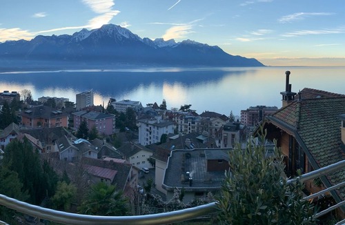Territet Apartment | Good standing and panoramic view of Lake Leman