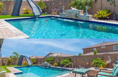 Canyon Trails West House | Goodyear Retreat Pool Slide Firepit BBQ