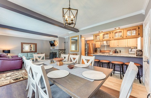 North Creek Cabin | Gore Mountain Retreat: Deck & Game Room