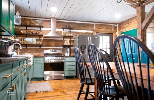 Jackson Cabin | Gorgeous 1856 Log Cabin, Completely Renovated