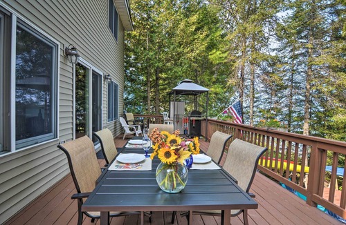 Indian River House | Gorgeous 3-Season Lakefront Escape w/Private Dock