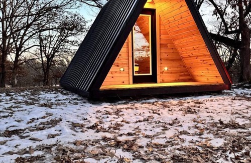 St Croix Falls House | Gorgeous A-Frame with Panoramic Views, Nestled Atop White Oak Ridge, Wisconsin