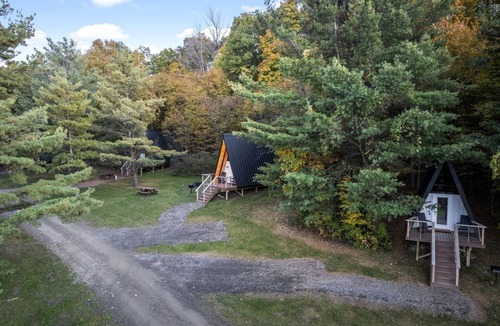 Bristol Hills House | Gorgeous A-Frame Cabin on an Amazing Campground near Canandaigua Lake for an Unforgettable Glamping Escape in New York