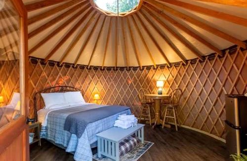 Cullowhee House | Gorgeous Cozy Yurt for a Unique Romantic Glamping Experience near Cullowhee, North Carolina
