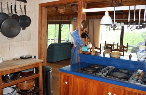 Richmond Cabin | Gorgeous Deck Views at this Serene Berkshires Cabin