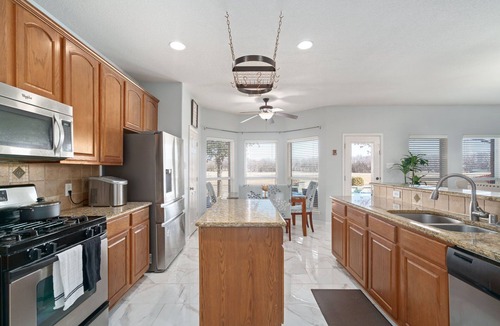 McKinney House | Gorgeous golf course view Home with Private Pool and Hot Tub.