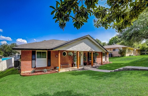 Medical Center District House | Gorgeous home close to downtown with foosball, private patio with pool, and AC