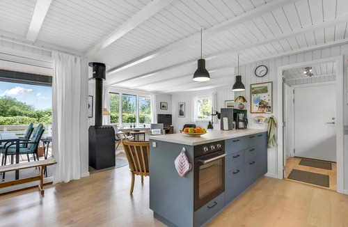 Hvidbjerg Strand House | Gorgeous home in Børkop with kitchen
