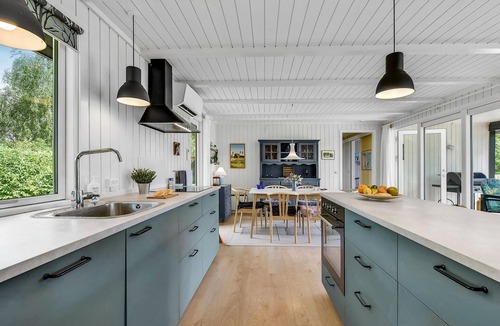 Hvidbjerg Strand House | Gorgeous home in Børkop with kitchen