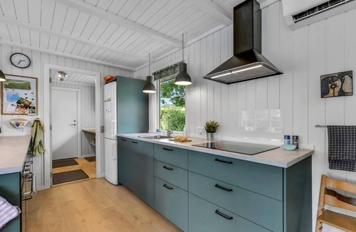 Hvidbjerg Strand House | Gorgeous home in Børkop with kitchen