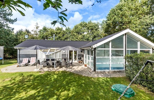 Fjellerup Strand House | Gorgeous home in Glesborg with kitchen