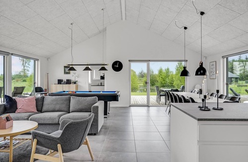 Fjellerup Strand House | Gorgeous home in Glesborg with kitchen