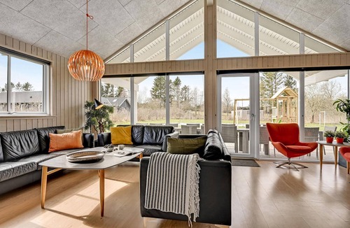 Fjellerup House | Gorgeous home in Glesborg with sauna