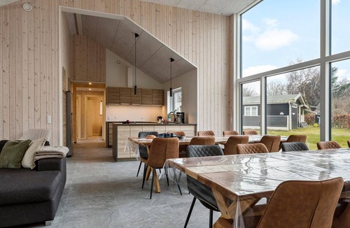 Fjellerup House | Gorgeous home in Glesborg with sauna