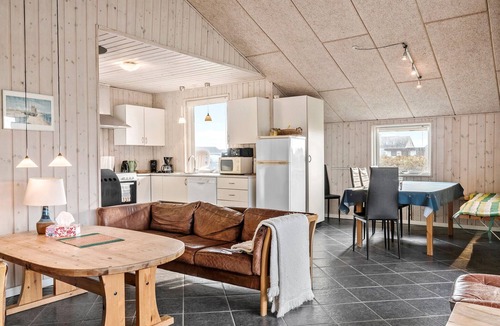 Vrist Strand House | Gorgeous home in Harboøre with kitchen