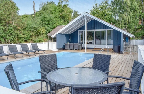 Knebel House | Gorgeous home in Knebel with sauna