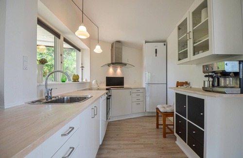 Knebel House | Gorgeous home in Knebel with sauna