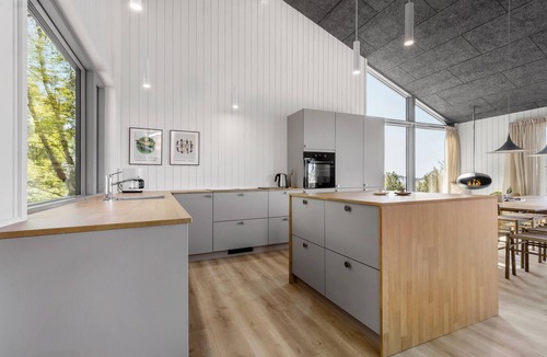Knebel House | Gorgeous home in Knebel with sauna