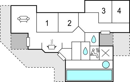 Skødshoved Strand House | Gorgeous Home In Knebel With Sauna