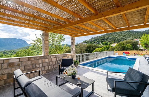 Ston House | Gorgeous home in Ston with private swimming pool, can be inside or outside