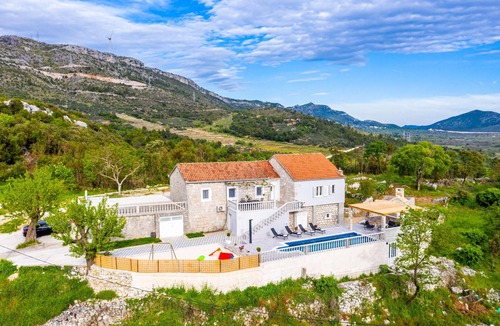 Ston House | Gorgeous home in Ston with private swimming pool, can be inside or outside