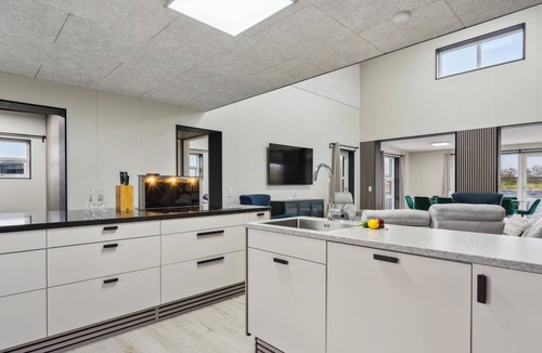 Skaven Strand House | Gorgeous home in Tarm with kitchen