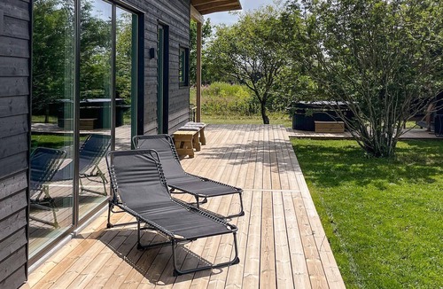 Skaven Strand House | Gorgeous home in Tarm with sauna