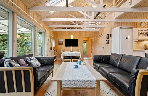 Skaven Strand House | Gorgeous home in Tarm with sauna