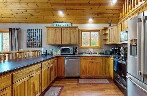 Friendship House | Gorgeous home w/shared dock and lake access - spacious deck and firepit