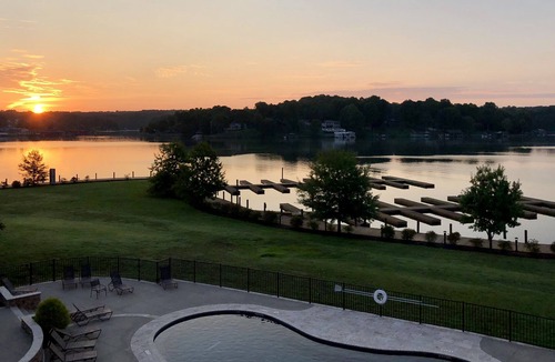 Westlake Corner Condo | Gorgeous lake front condo w/large balcony & views!