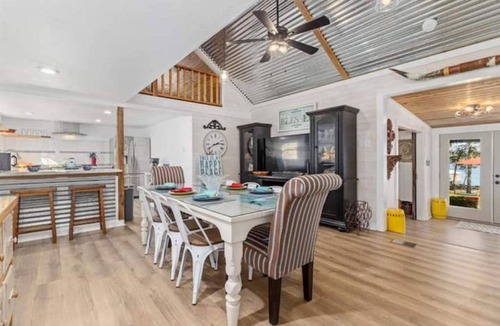 Flint House | Gorgeous Lake Front Retreat, Private Dock and Boathouse!