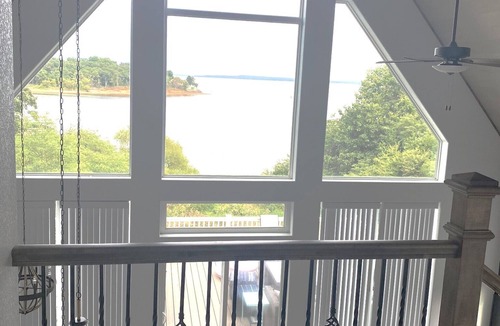 Hoyt House | Gorgeous lake house with sandy beachfront. Welcome to Lost World Landing