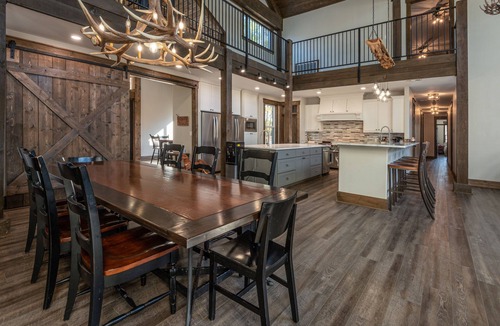 Gowen Cabin | Gorgeous Mountain Lodge on Privately-Owned Lake - Sleeps 30!