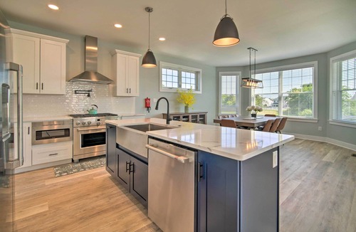 Brigantine House | Gorgeous Newly Built Home: Golf Course View!