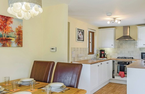 Caersws Ski Chalet | Gorgeous open plan two storey lodge.